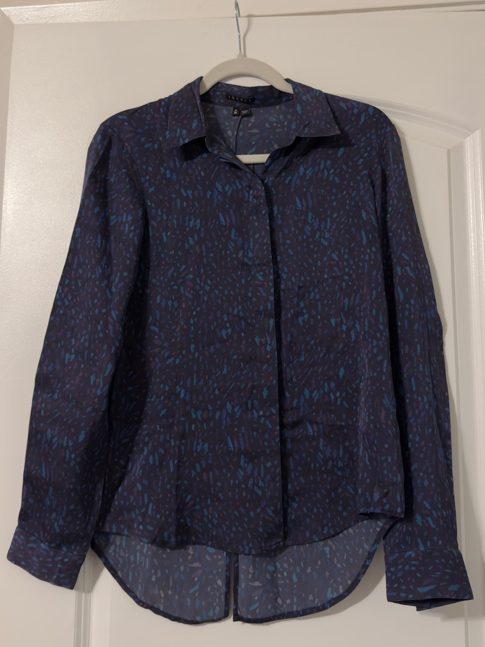 Theory Button-Down Blouse